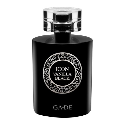 GA-DE Icon Vanilla Black - EDP Spray Perfume for Women - Warm, Smoky - Vanilla Notes, Spiced Accords of Amber, Sandalwood - Exotic Fruits - 3.4 oz