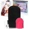 Ultimitt Black Self Tanning Applicator Mitt: Reusable Streak-Free Bronzing Sunless Tan Application Glove. Indoor Fake Skin Bake Tan Microfiber Cloth.