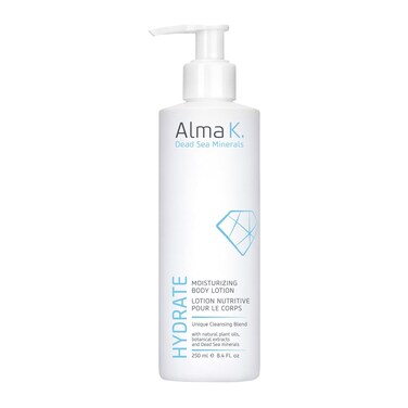 Alma K Moisturizing Body Lotion - Infused with Dead Sea Minerals - Vitamin E - Hydrating Body Lotion for Women - Body Lotion for Dry Skin - 8.4 oz