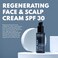 Alma K Age Defying Regenerating Face and Scalp Cream With SPF 30 - Daily Face Moisturizer with SPF - Moisturizing Face Moisturizer for Men - 2 oz