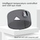 Heating or Cooling Eye Mask for Dark Circles and Eye Neck Padeye Mask Skincare and Puffiness, Intelligent Heating Physical Cooling (Gray)