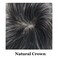 Toupee for Men Hair Piece Real Human Hair Full Poly Skin Mens Toupee Men Hair System Hair Replacement Systems for Men Invisible Hair Pieces for Men #1B10 1B# OFF BLACK+10% GREY 8x10