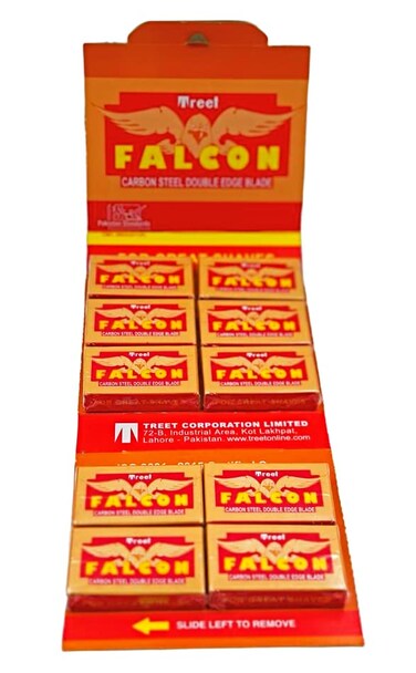 Razor Blades Club - 100 Treet Falcon Double Edge Razor Blades