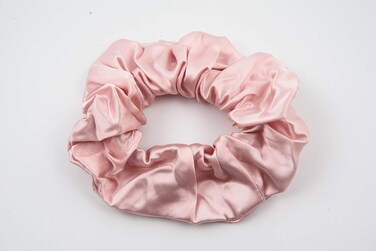 Premium Mulberry Silk Scrunchies - Single Pack Pink (No Gift Box)
