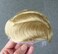 HAIR NATURE Mens Human Hair Pieces, Toupee for Men, Hair Replacement System, Thin Skin 0.03mm Light Blonde Hair Unit #613