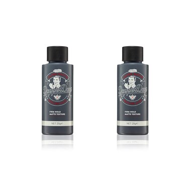 Dapper Dan Ultra Matte Hair Texture Powder, Easy Application For Men, Light Flexible Hold, Natural Finish, High Styling Hold, Citrus Cologne Scent, 2 x 20g
