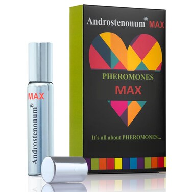 ANDROSTENONUM MAX Pherolec Global Male Pheromone Perfume Oil for Him Real Long-Lasting Original Best Men's Pheromones Cologne Essential Strong Spray Fragrance Essence Extra Strength Man 0.27 fl. oz
