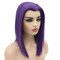 Iwona Short Straight Bob Purple Synthetic Hair Costume Party Wig Heat Resistant 10 Inch