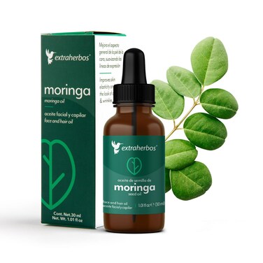 Moringa Oil   Cold Pressed, Vitamin E Rich, Hydrating and Anti-Aging Face and Hair Oil   Face and Hair Oil, 30ml