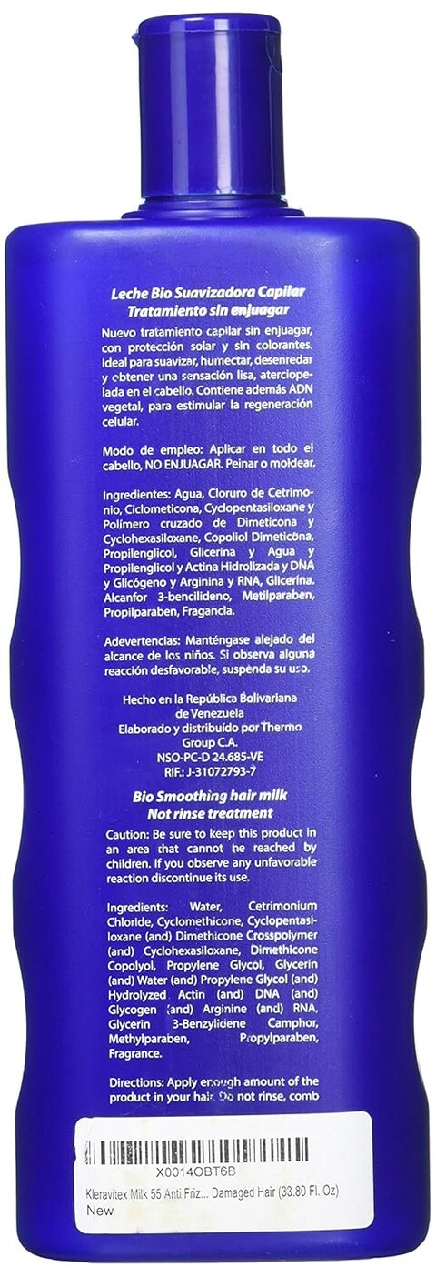 Milk Leave In Conditioner - Anti-Frizz Hair Detangler and Deep Treatment for Dry, Damaged, Curly or Natural Hair - 33.8 oz
