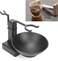 Shaving Brush Holder, Black Stainless Steel Shaving Brush Razor Stand with Soap Bowl Set Razor Holder Stand for Men boyfriend Husband Lover