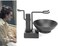 Shaving Brush Holder, Black Stainless Steel Shaving Brush Razor Stand with Soap Bowl Set Razor Holder Stand for Men boyfriend Husband Lover