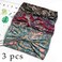 Boho Bandeau Headbands Wide Knot Hair Band Stretch Turban Head Wraps Fashion Hair Accessories for Women 3 Pcs (Exquisite)