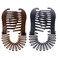 2 Pieces Banana Hair Clips Large Double Comb Clips Fishtail Hair Clips Classic Banana Clips Hair For Thick Hair Ponytail Ladi