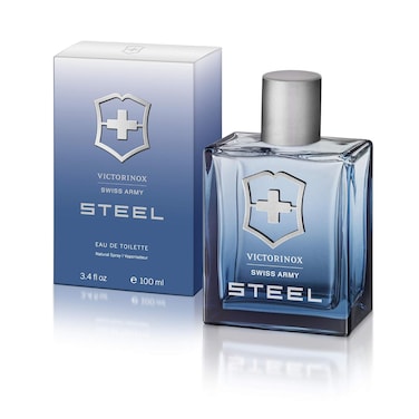 Victorinox Swiss Army Steel Men 3.4 oz EDT Spray