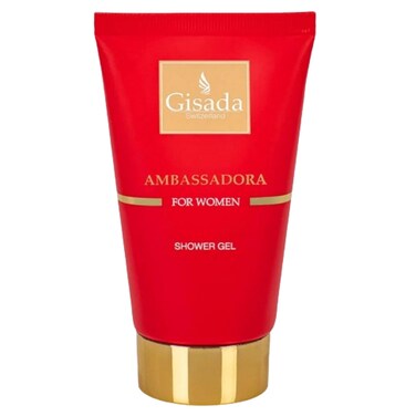 Gisada Hydrating Body Wash for Women, Moisturizing Shower Gel, Liquid Body Soap for Smooth, Hydrated Skin, Ideal for Daily Bath &amp; Shower Routines, 100ml/3.4oz, Ambassadora