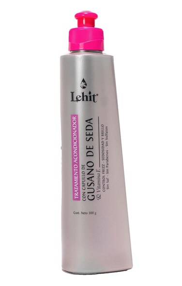 Lehit Tratamiento Acondicionador Intensivo Gusano de Seda &amp; Vitamiona E Bio-reestructurador Anti-Frizz Sedosidad y Brillo 10.1oz (300ml)