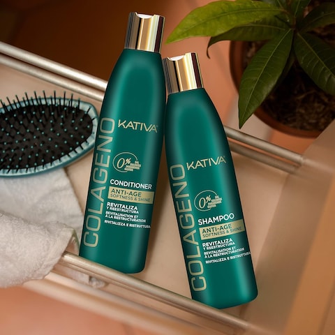 Kativa Collagen Conditioner, 8.45 Fl Oz - Revitalizes and Restructures Hair, for Weakened, Aging, and Damaged Hair, Salt Free, Sulfate Free, Gluten Free, Paraben Free