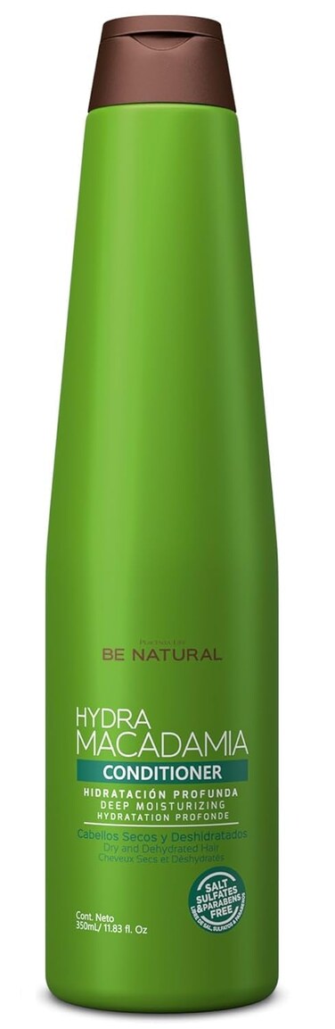 PLACENTA LIFE BE NATURAL Hydra Macadamia Conditioner - Deep Moisturizing Conditioner for Dry and Damaged Hair (350 ml/ 11.83 fl.oz)