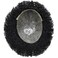 Man Weave Hair Unit Black Men Brazilian Human Hair Unit for American African Black Men Injection Full Poly Skin Curly HairPieces #1B Off Black, 6mm-wave