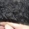 Man Weave Hair Unit for Black Men Curly Afro Brazilian Hair Replacement System Wig for American African Black Men Full Poly Skin All PU Injected Wave Hairpiece (1B# Off Black, 6MM Afro Wave)