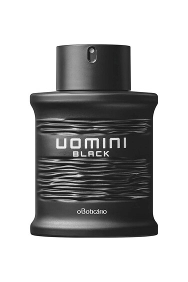 O BOTICARIO UOMINI BLACK Cologne for Men, Long Lasting Premium Cologne for Men, 100ml