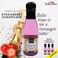 Hot Flowers Bubble Bath Scented &ndash; Women and Men Bath Foam Products &ndash; Relaxing, Foaming, and Moisturizing Adult Soak &ndash; Special Small Champagne-Shaped Pet Bottle
