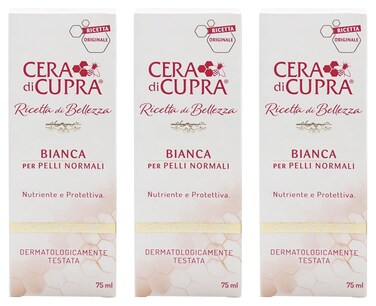 Bianca per Pelli Normali" Cream for Normal Skin, Anti-age Formula - 2.5 Fluid Ounces (75ml) Tubes (Pack of 3) [ Italian Import ]