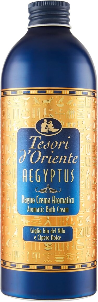 Tesori d'Oriente:"Aegyptus" Bath Cream with Blue Lily of the Nile and Papyrus Milk [ Italian Import ]
