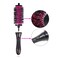 LIGICKY Blowout Brush Set with Detachable Barrels Round Brushes Hair Styling Tool, 1 Handle 6 Barrels, Small Medium Large Pink