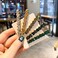 2 Pcs Shiny Rhinestone Diamond Hair Barrette Clip Duckbill Alligator Clip Hair Accessories for Women Girls (White)