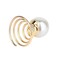 20 Pcs Spiral Hair Pins Swirl Hair Twists Coils Hair Clips Wedding Bridal Star Pearl Metal Spiral Twist Hairpins Hair Accessories (Pearl-Gold)
