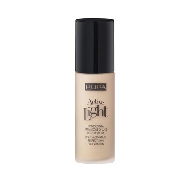 Pupa Milano Active Light Activating Perfect Skin SPF 10 Foundation for Women, No. 020/Nude, 1 Ounce
