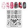 KADS Nail Art Image Stamping Plates Valentine's Day Love Heart DIY Manicure Template Image Plate for Nail (FE014)