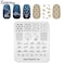 Nail Stamping Plate Fashion Crown Rich Luxury King Queen Theme Multi-Pattern Stamp Print Image Stamp Template Nail Art for Nail Design By Rolabling