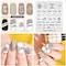 Nail Stamping Plate Fashion Party Letters Words Dots Drop Theme Multi-Pattern Stamp Print Image Stamp Template Nail Art for Nail Design By Rolabling