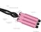 Three-Barrel Ceramic Jumbo Waver, Hair Curling Iron 1 inch 3 Barrel Hair Crimper Ceramic, Hair Styling Tool Wand Adjustable Hair Curler Waver Crimper (02 28mm)