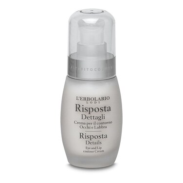 LErbolario Risposta Details Eye and Lip Contour Cream, 1 oz - Firming Eye Cream - With Shea Butter - Moisturizing and Nourishing - Cruelty-Free
