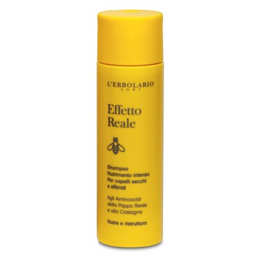 L'Erbolario Effetto Reale Intense Nourishment Shampoo - Infused with Chestnut Honey - Promotes Strong Roots - Leaves Hair Easy to Comb - Suitable for Dry and Brittle Hair - Silicone Free - 6.7 oz
