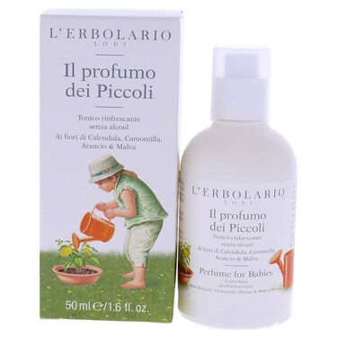 L'Erbolario Perfume for Babies - Refreshing Alcohol-Free Toner - Clean Fragrance of Orange Blossom - Maintains The Softness of Very Delicate Skin - Prevents The Risk of Skin Dehydration - 1.6 Oz