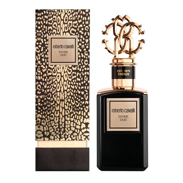 Roberto Cavalli Gold Divine Oud Eau de Parfum Spray, 3.4 Fl. Oz.