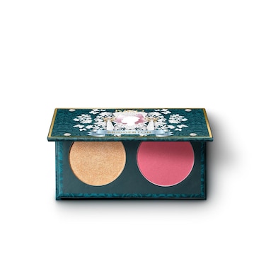 Bridgerton Bouquet Blush &amp; Highlighter Duo 02 Regal Rouge
