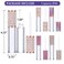 AMORIX 50 Pack Diamond Lip Gloss Tubes with Wand 5ml Empty Rhinestone Lip Gloss Containers Lipgloss Bottles Crystal Lip Gloss Supplies Kit + 3pcs Syringes + Labels for DIY Base