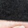 Afro Curl Toupee for Black Men Full Poly African American Human Hair Systems 10X8 All Injected PU Skin Hairpiece Replacement Kinky Curly Mens Wigs (Afro Wavy 6mm, 1# Jet Black)
