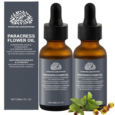 2PCS Paracress Facial Oil, Paracress Serum Organic, Paracress Extract Face Oil, Paracress Oil for Skin