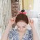 Ruihfas 6Pcs Magic Rabbit Ear Sponge Foam Donut Holder Twist Hair Styling Curl Bun Maker Hairstyle Must-haves Tool