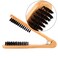 MAVIS LAVEN Wooden Hair Brush, Double Brushes Anti-Static Hair Straightening Comb, All Hair Types, Men, Women, Kids