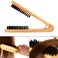 MAVIS LAVEN Wooden Hair Brush, Double Brushes Anti-Static Hair Straightening Comb, All Hair Types, Men, Women, Kids
