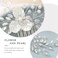 Easedaily Flower Bride Wedding Hair Comb Silver Pearl Bridal Hair Piece Rhinestone Hair Accessories for Women and Girls