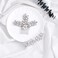 Heread Crystal Bride Wedding Hair Comb Silver Pearl Bridal Hair Piece Accessories for Women and Girls